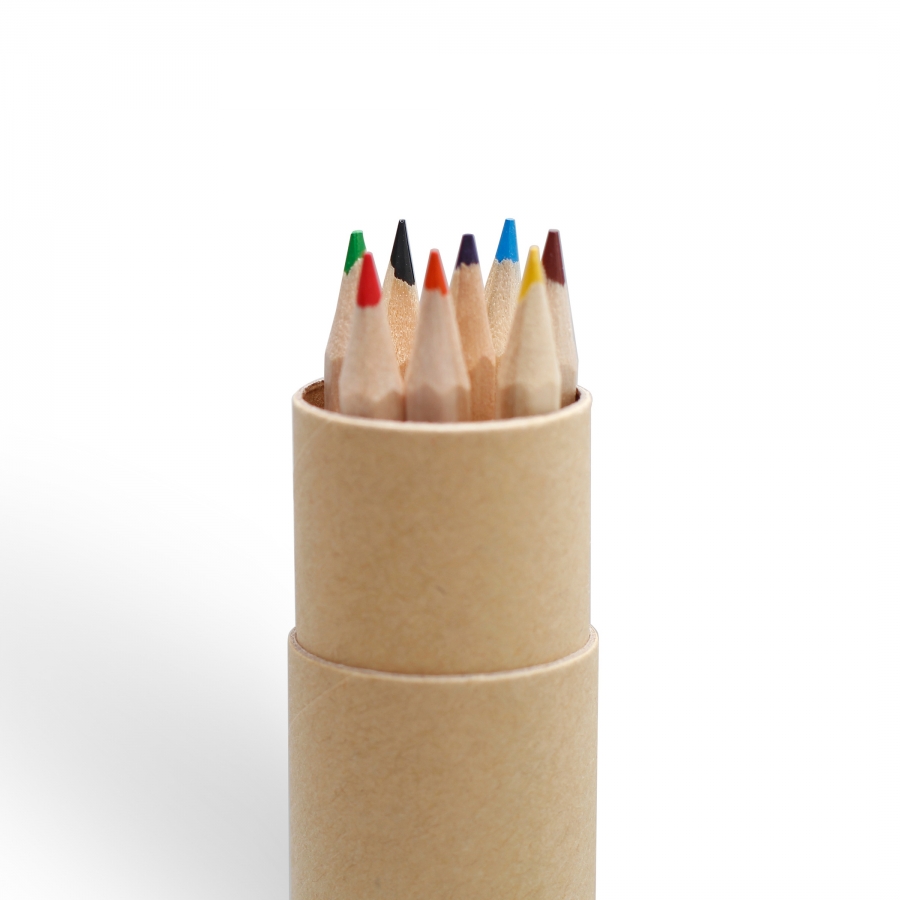 TUBO LAPICES ECOLOGICOS COLORES
