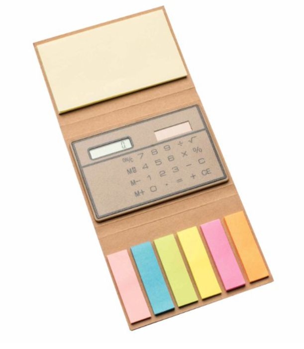 SET DE NOTAS CON CALCULADORA